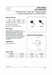 DataSheet STP14NF12 pdf